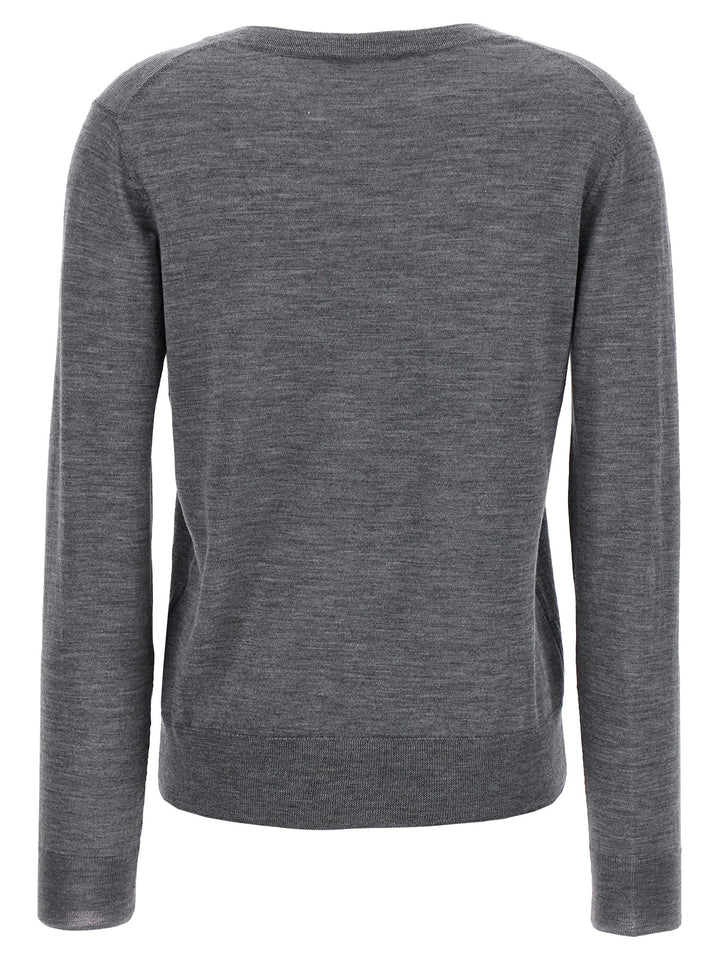 V-Neck Sweater Sweater, Cardigans Gray