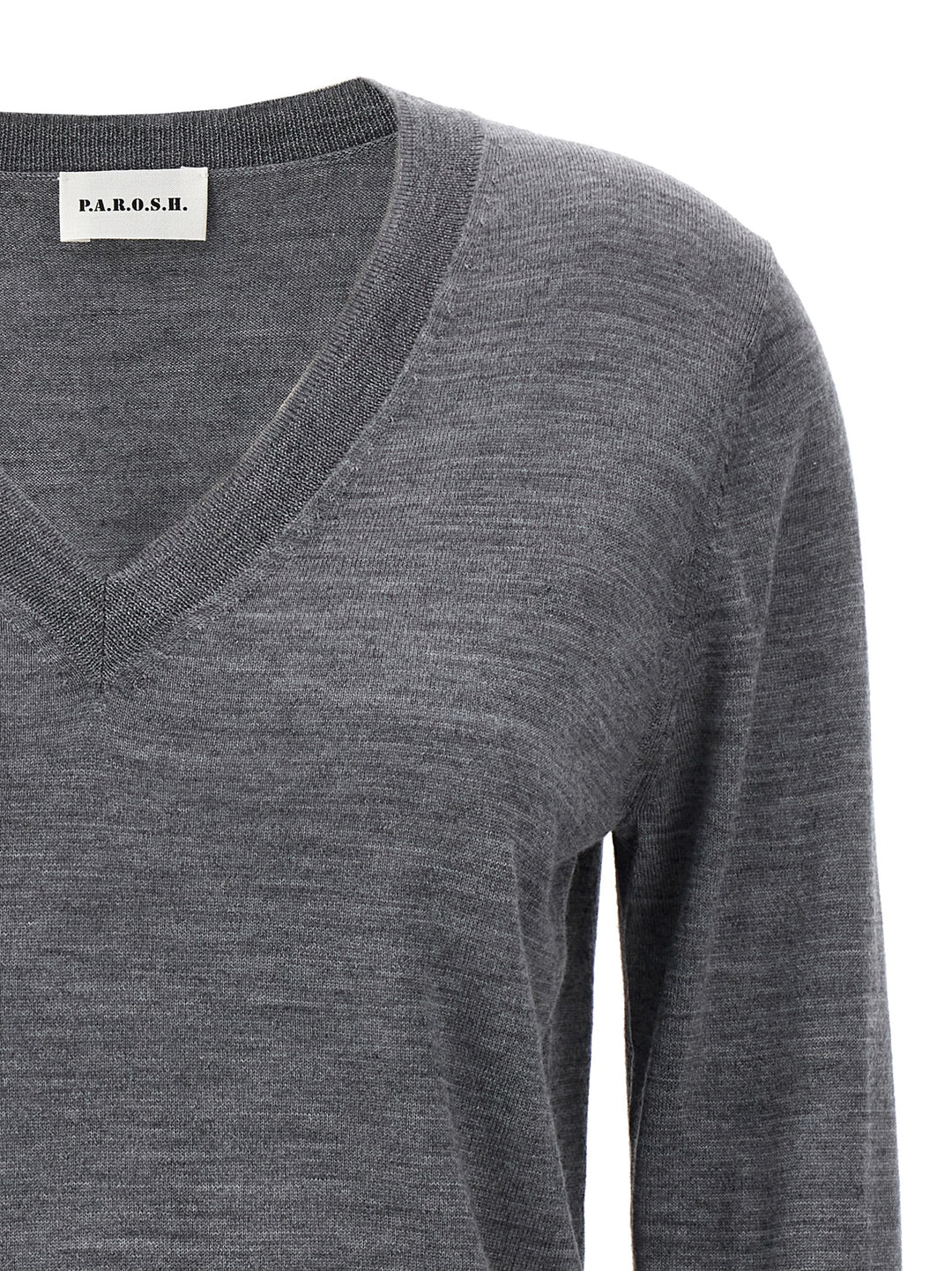 V-Neck Sweater Sweater, Cardigans Gray