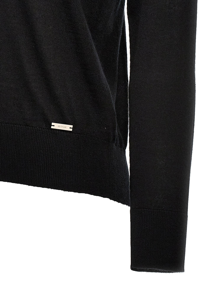 V-Neck Sweater Sweater, Cardigans Black