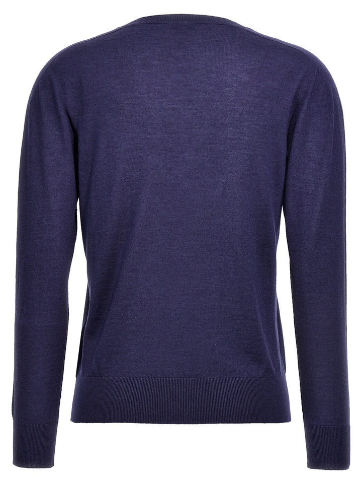 V-Neck Sweater Sweater, Cardigans Blue