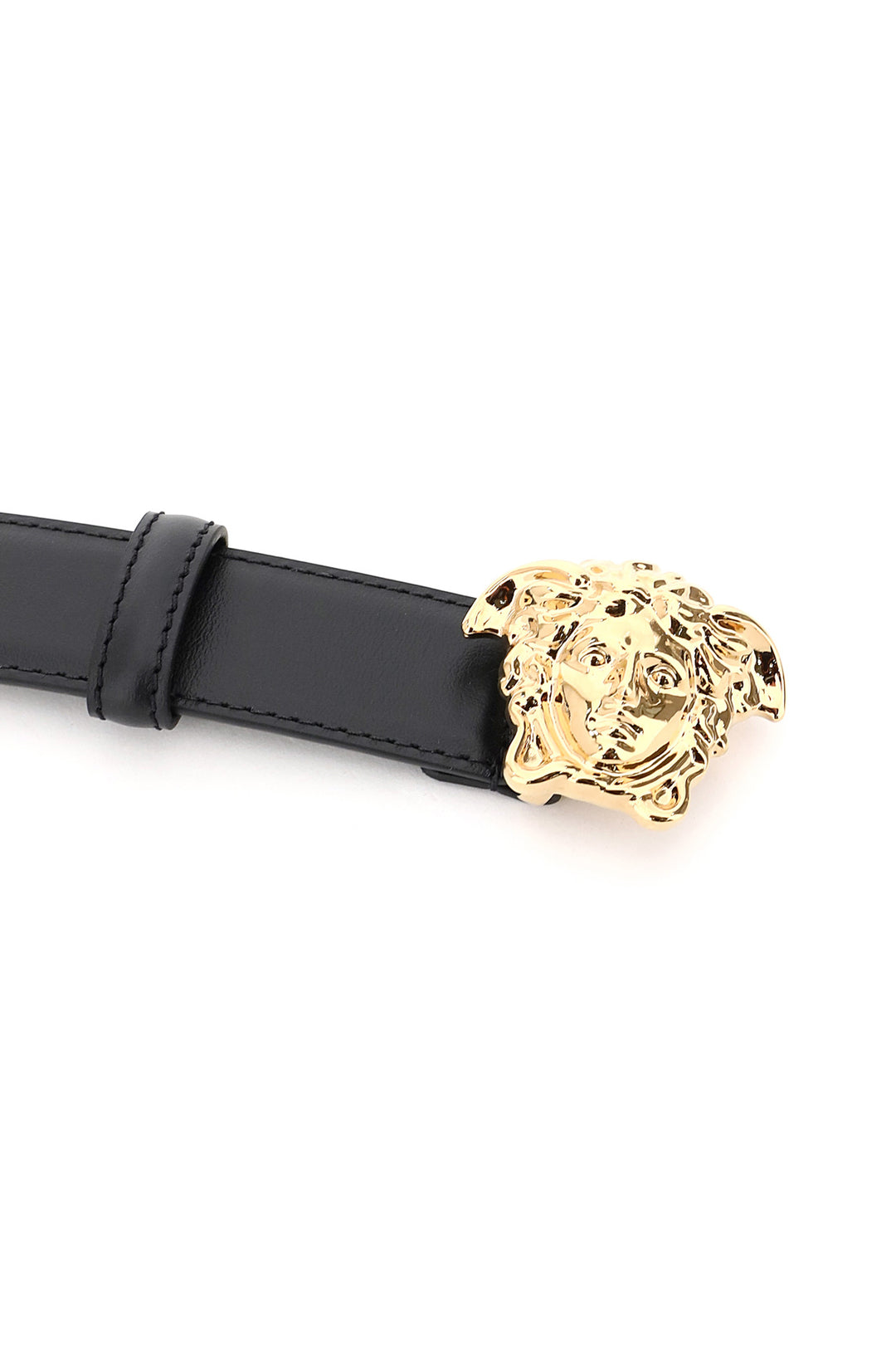 'La Medusa' Leather Belt - Versace - Women