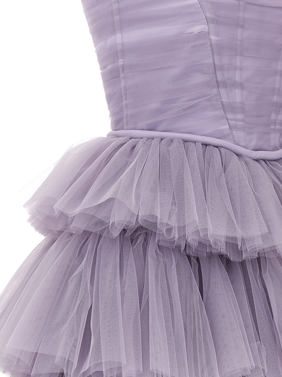 Abito Tulle Balze Dresses Purple