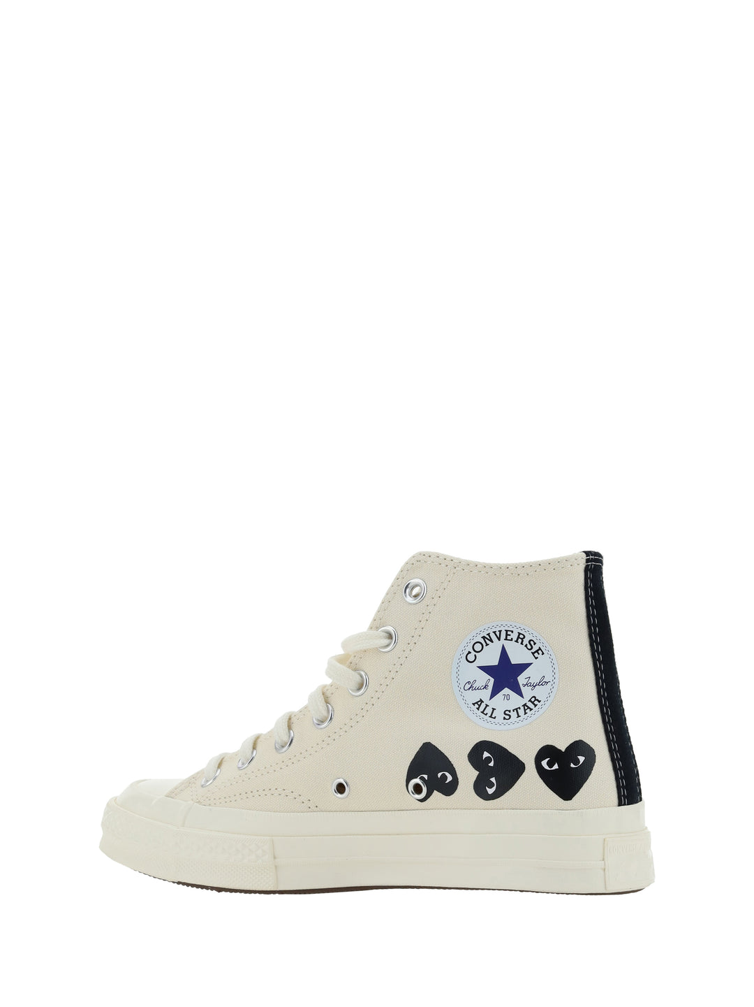 MULTI HEART HI TOP SNEAKERS