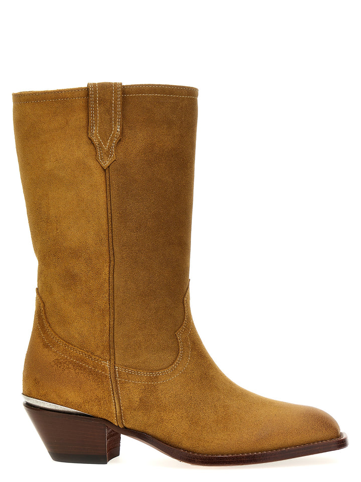 Duranogo High Boots, Ankle Boots Beige