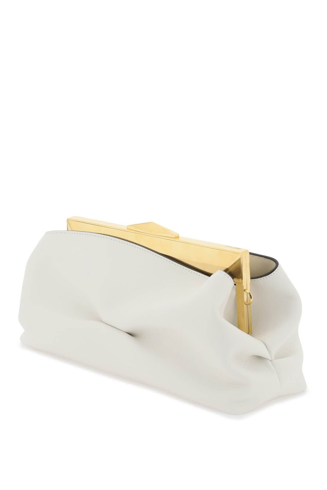 Leather Diamond Frame Clutch - Jimmy Choo - Women