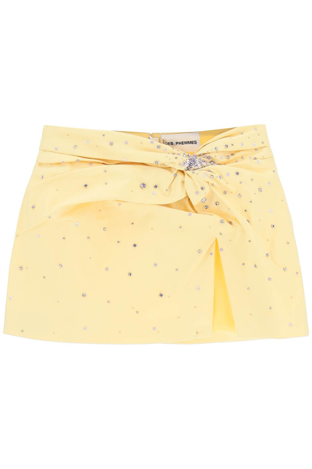 Mini Skirt With Crystals - Des Phemmes - Women