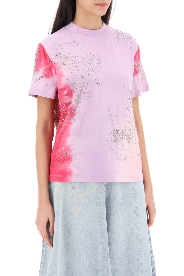 T Shirt With Crystals - Des Phemmes - Women