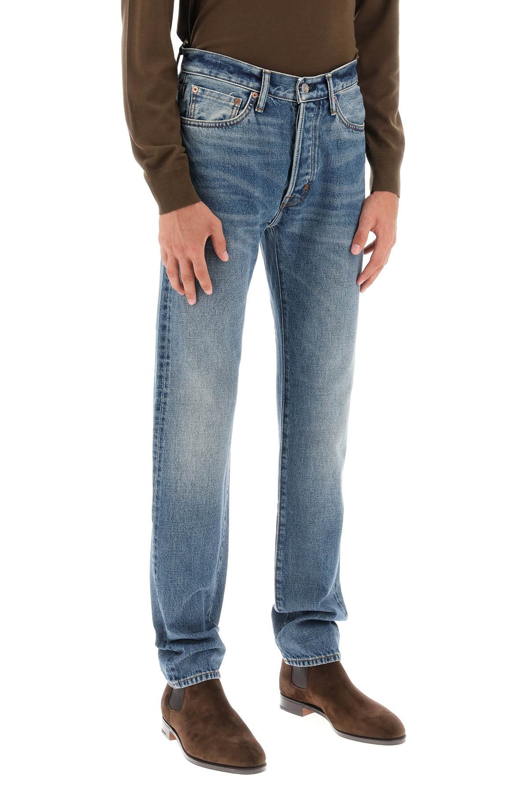 Regular Fit Jeans - Tom Ford - Men