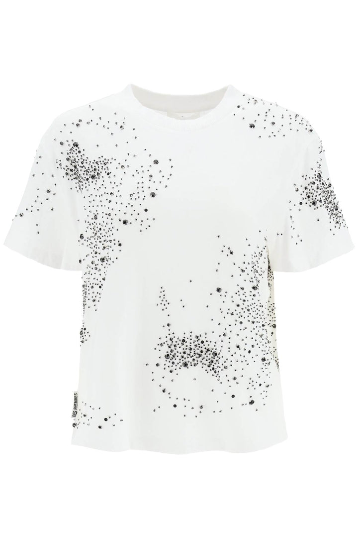 T Shirt With Crystals - Des Phemmes - Women