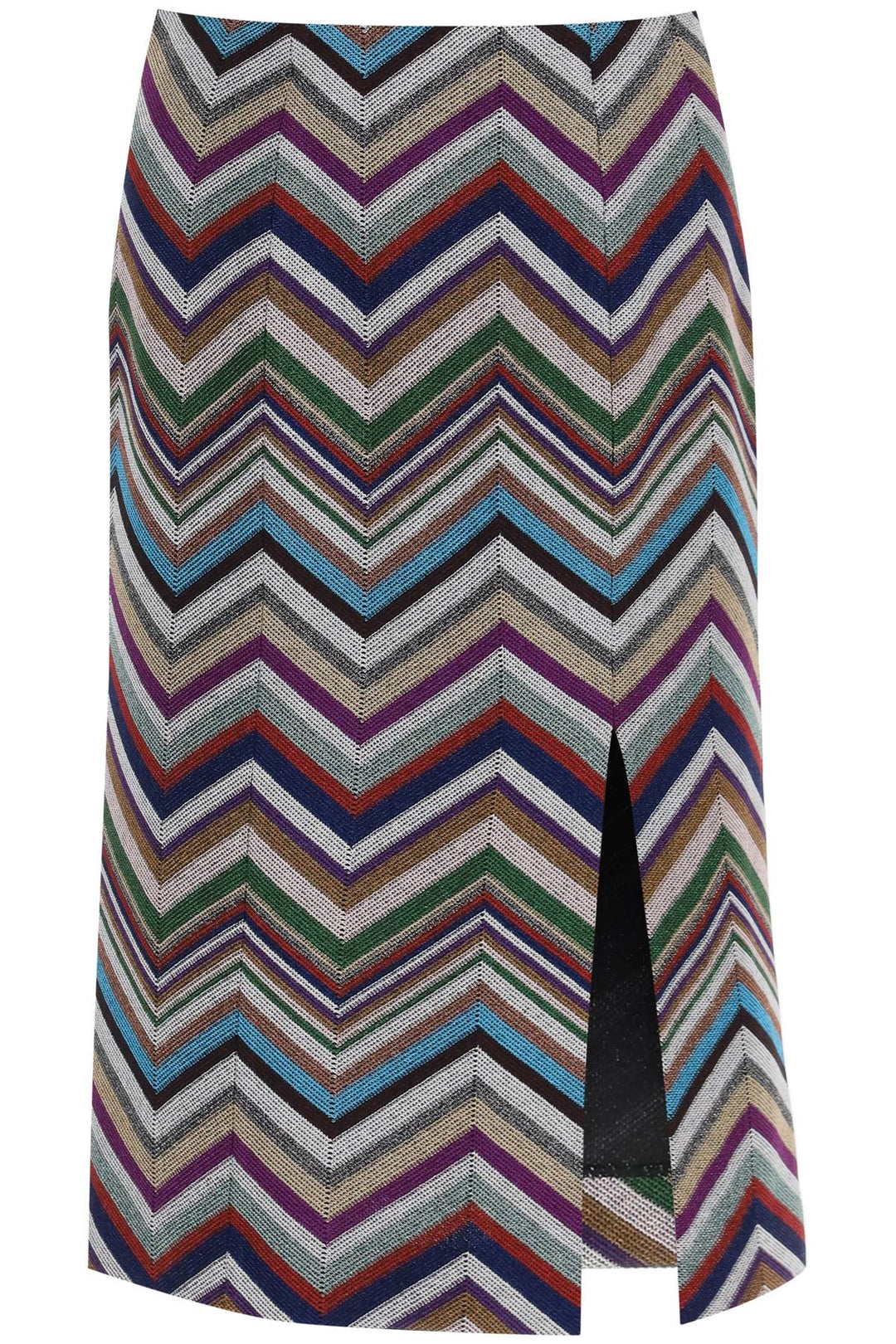 Pencil Skirt With Lurex Herringbone Motif - Missoni - Women