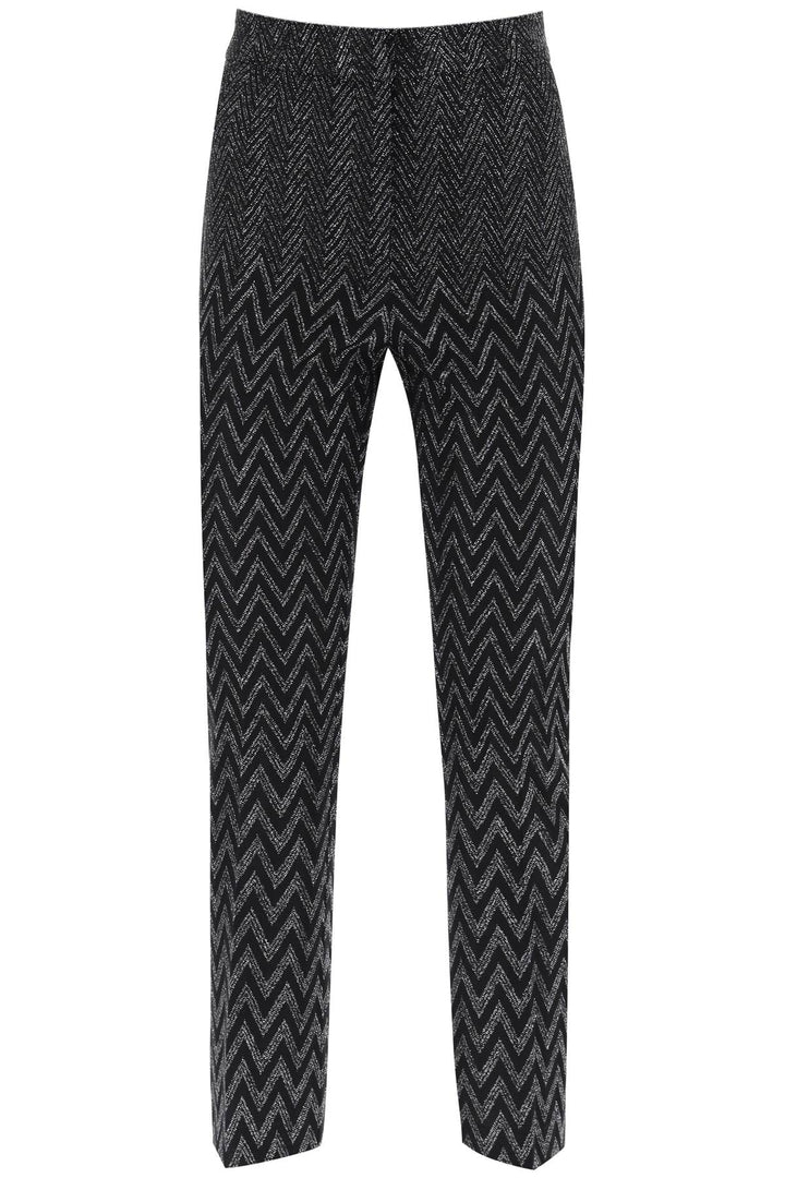 Cropped Pants With Lurex Zig Zag Pattern - Missoni - Women