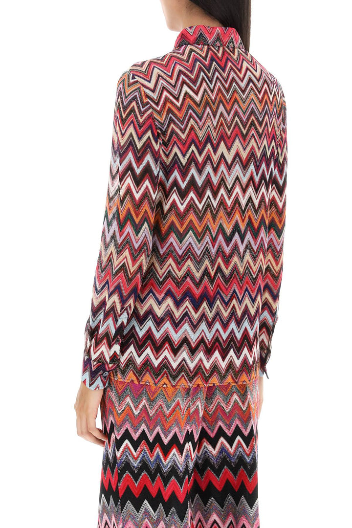 Shirt In Lurex Knit With Herringbone Motif - Missoni - Women