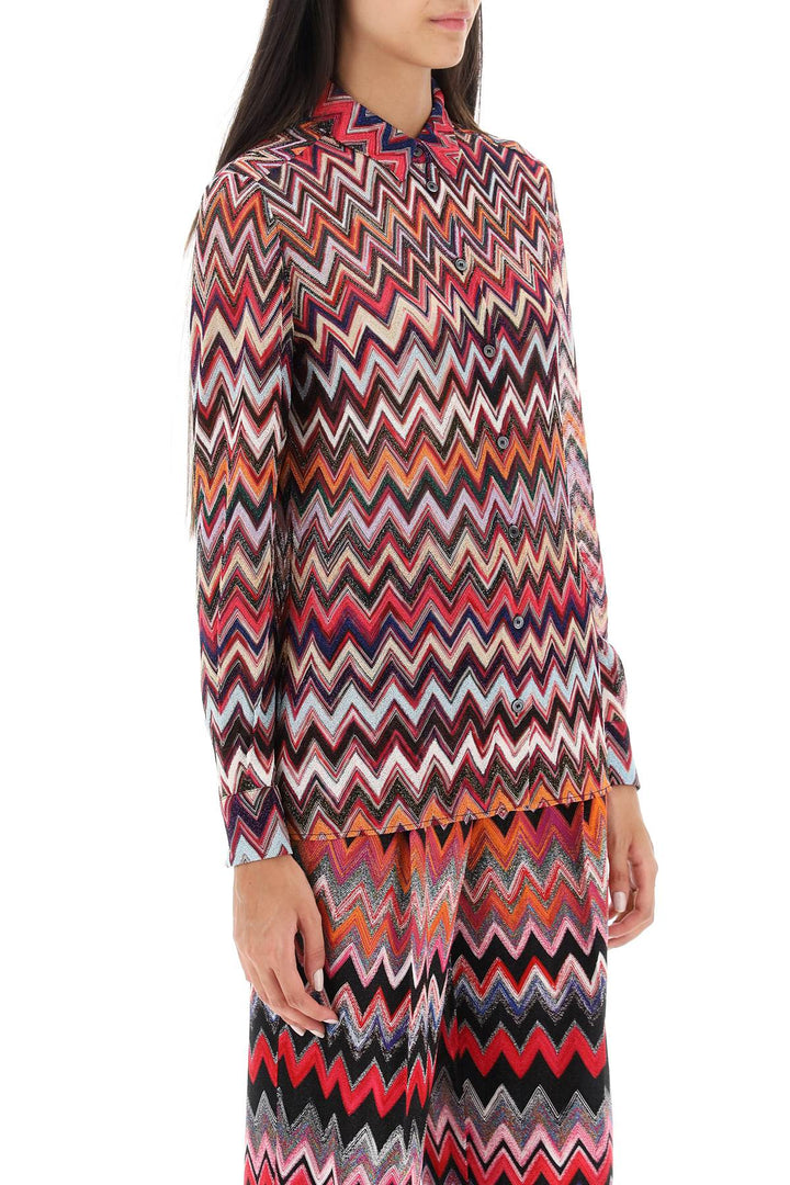 Shirt In Lurex Knit With Herringbone Motif - Missoni - Women