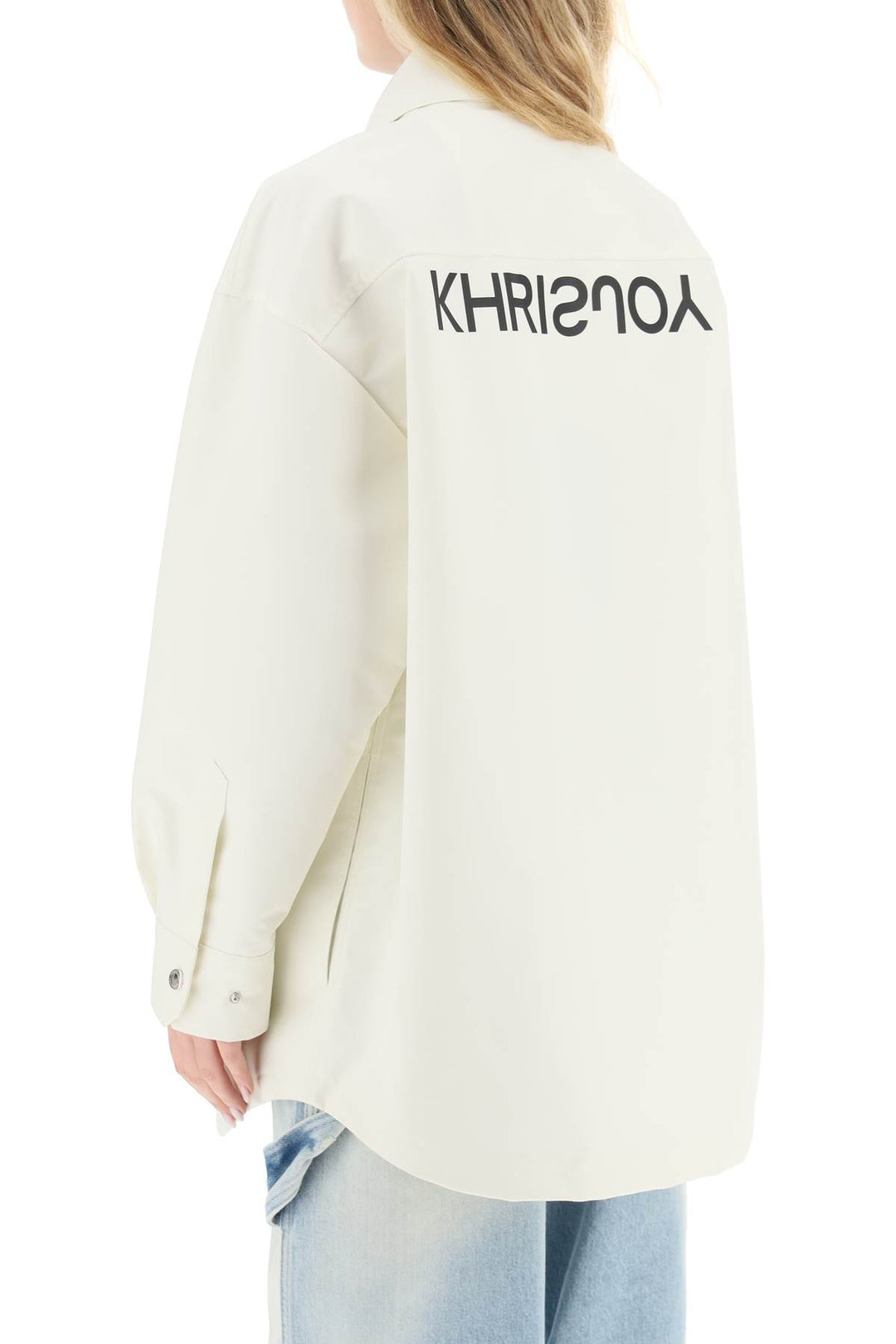 Oversized Boyfriend Shirt Jacket - Khrisjoy - Women