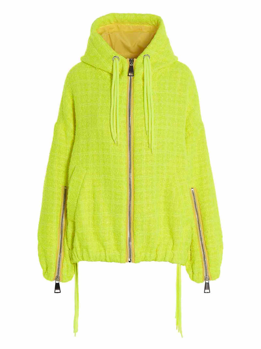 Chris Windbreaker Tweed Casual Jackets, Parka Yellow