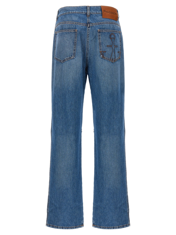 Cut-Out Jeans Blue