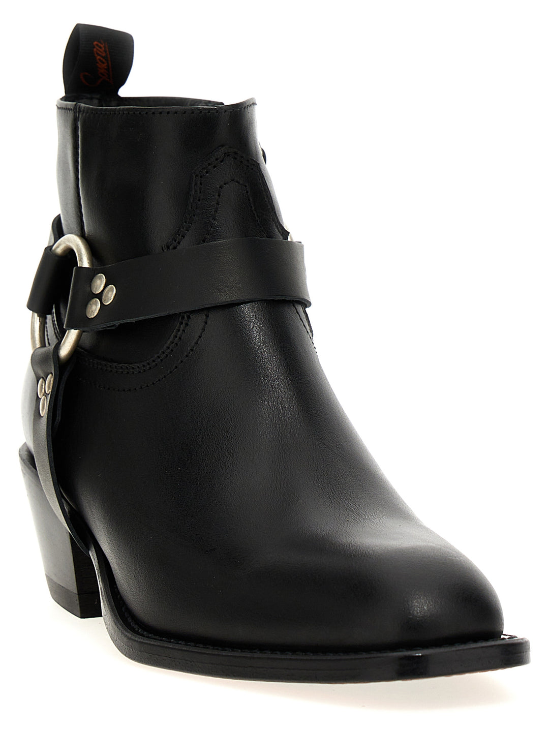 Dulce Belt Boots, Ankle Boots Black