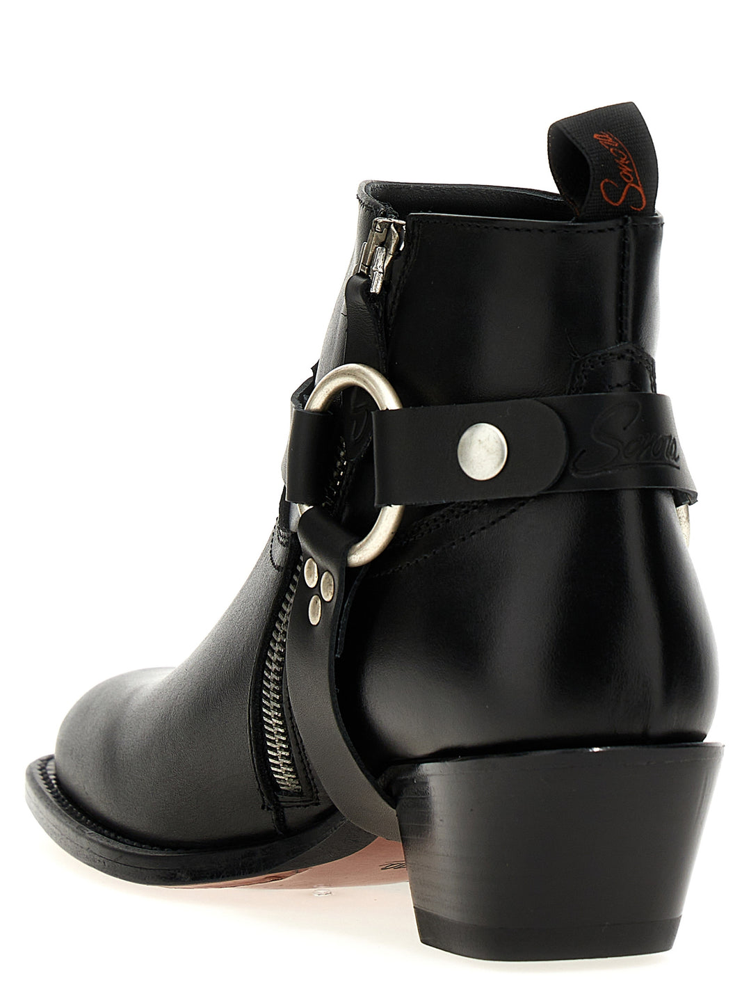 Dulce Belt Boots, Ankle Boots Black