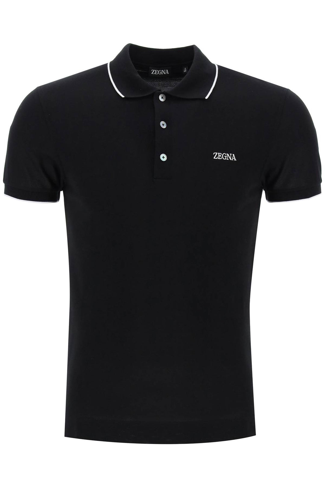 Slim Fit Polo Shirt In Stretch Cotton - Zegna - Men