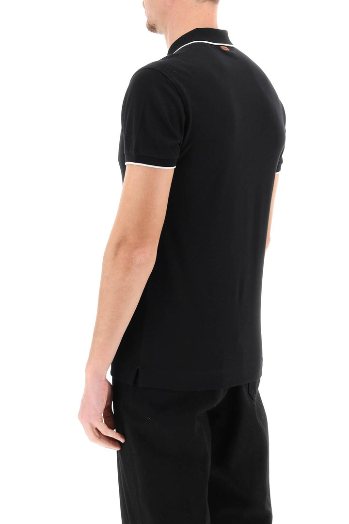 Logoed Cotton Polo Shirt - Zegna - Men