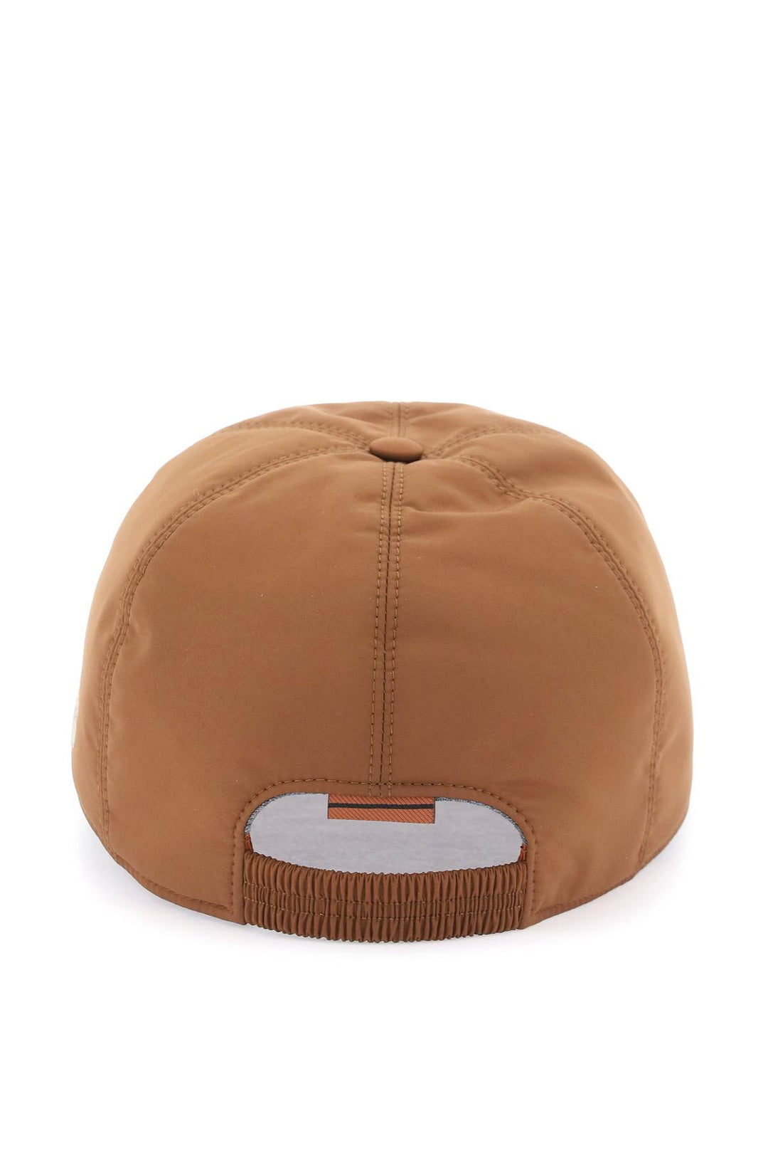 Baseball Cap With Leather Trim - Zegna - Men