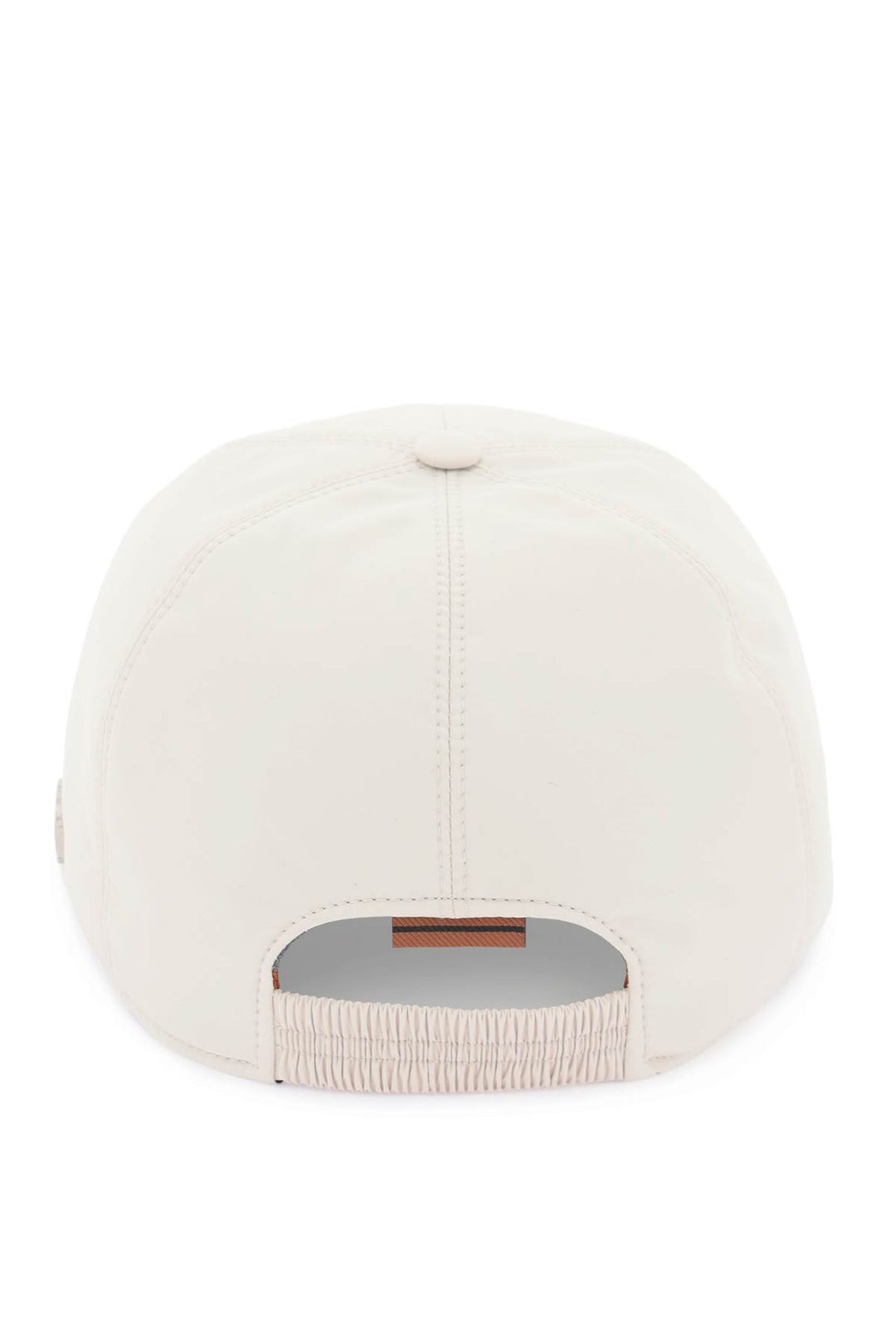 Baseball Cap With Leather Trim - Zegna - Men