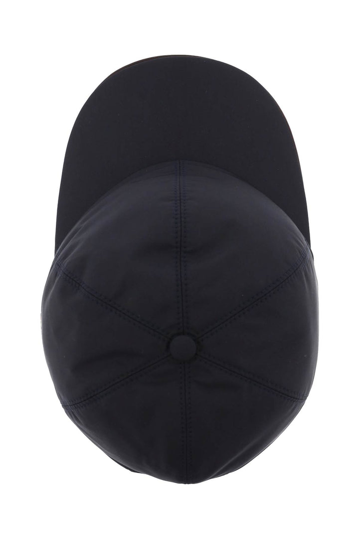 Baseball Cap With Leather Trim - Zegna - Men