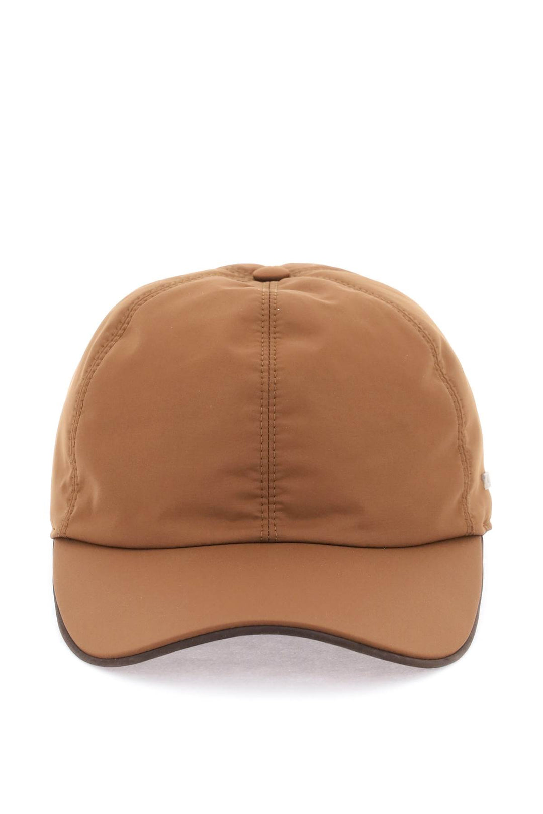 Baseball Cap With Leather Trim - Zegna - Men