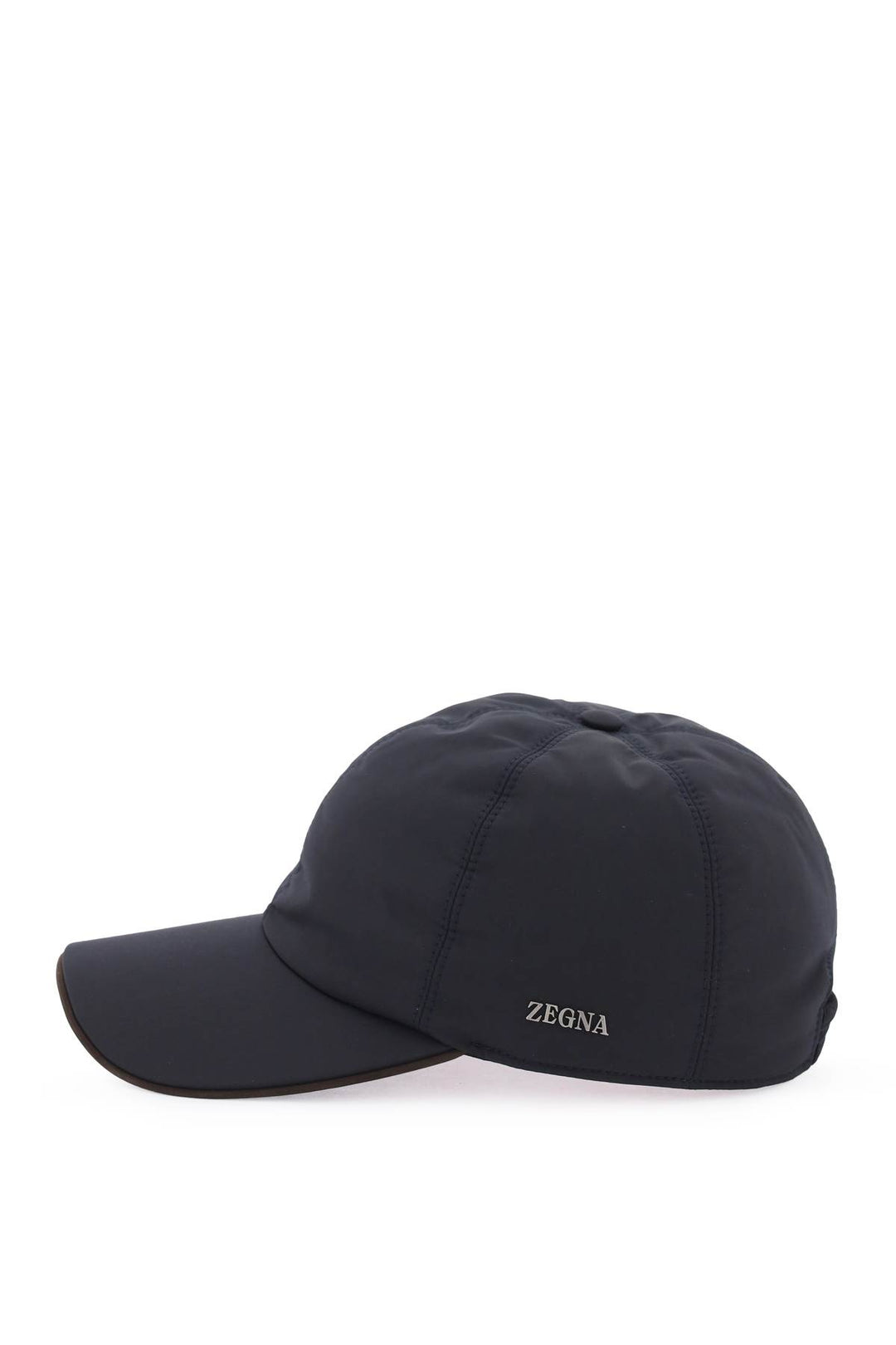 Baseball Cap With Leather Trim - Zegna - Men