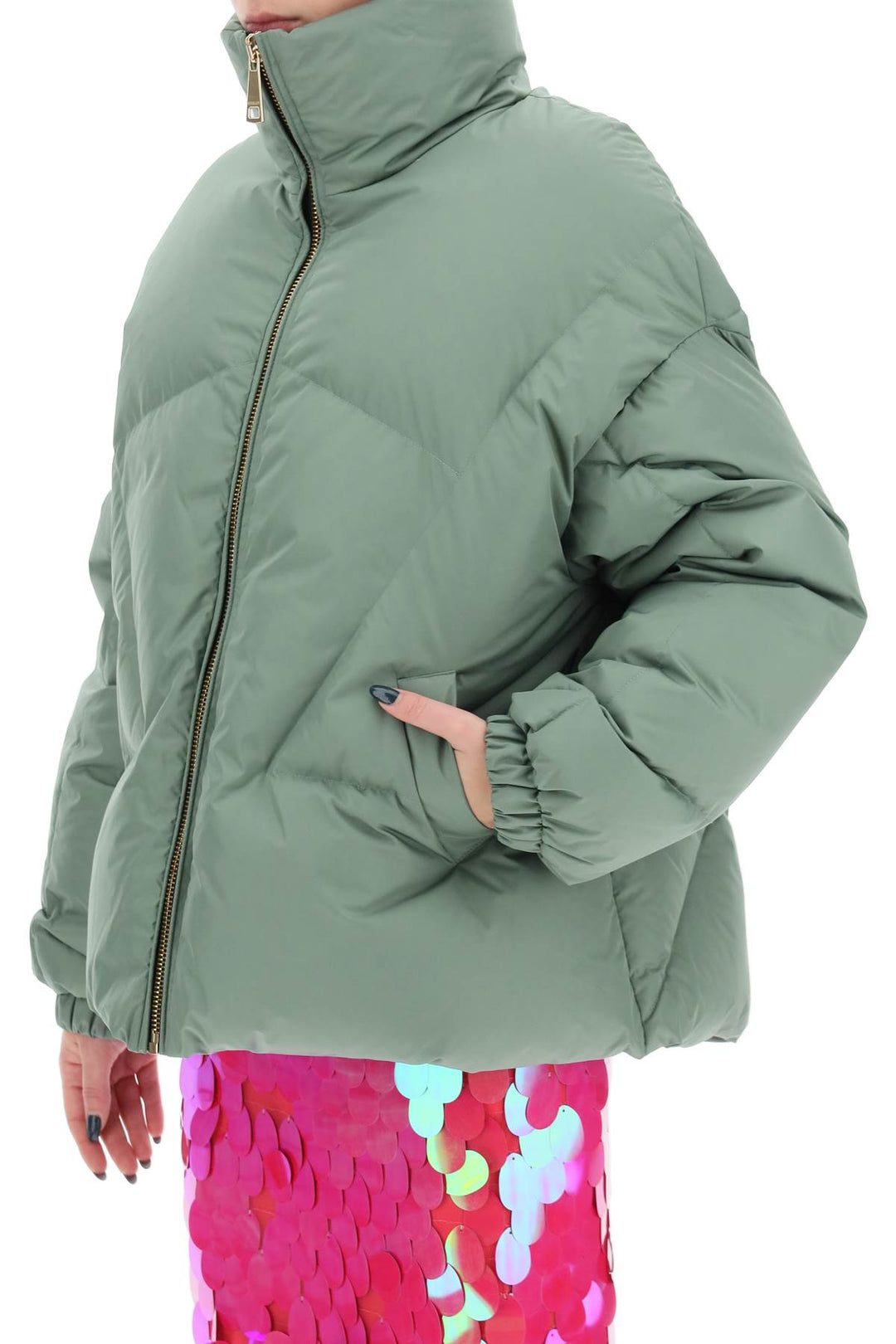 Moon Hooded Short Down Jacket - Khrisjoy - Women