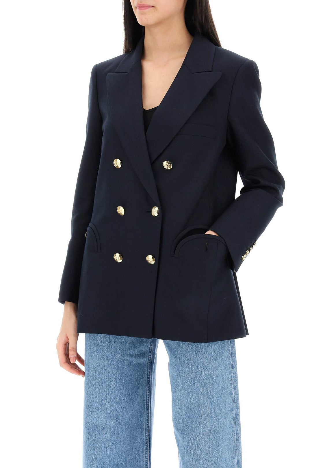 Everynight Alcanara Double Breasted Blazer - Blazé Milano - Women