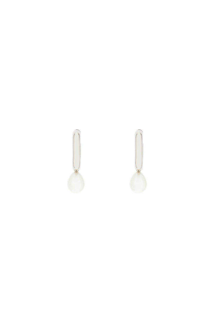 Pearl Heart Hoop Earrings - Simone Rocha - Women