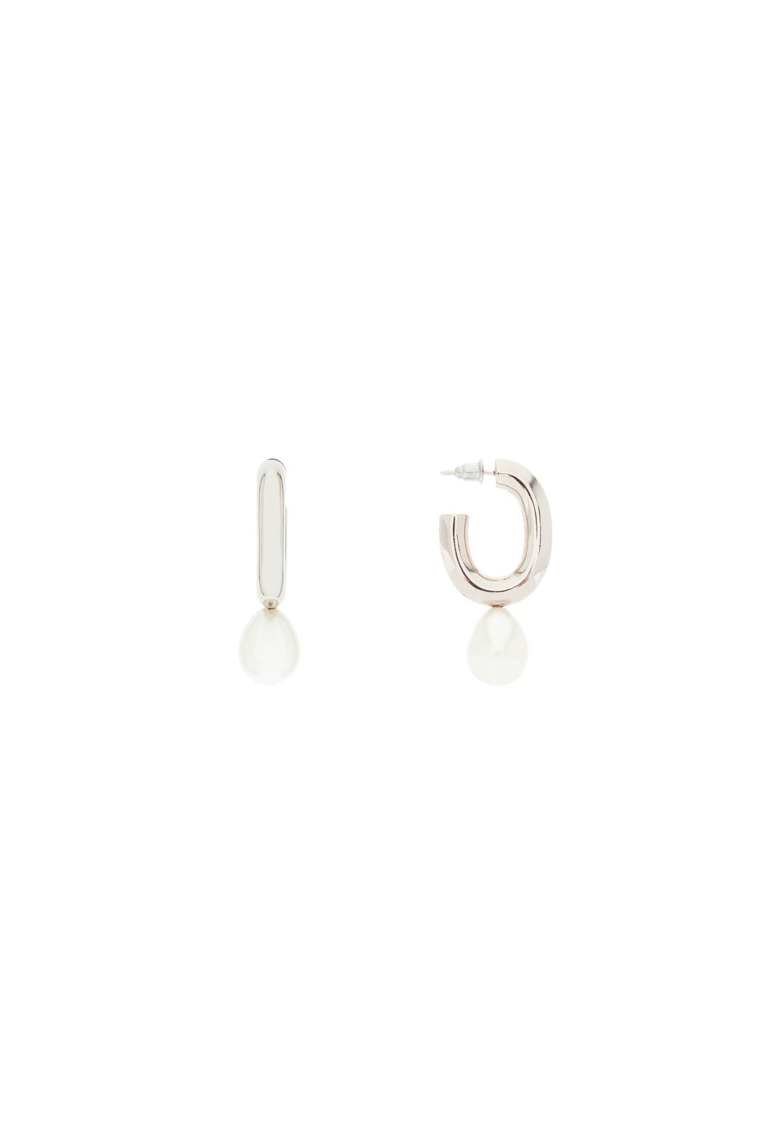 Pearl Heart Hoop Earrings - Simone Rocha - Women