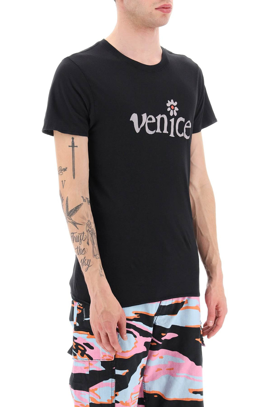 Venice Print T Shirt - Erl - Men