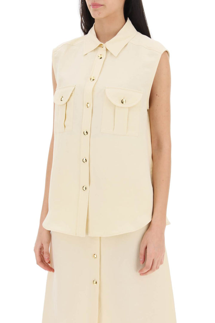 Savannah Pekín Sleeveless Shirt - Blazé Milano - Women