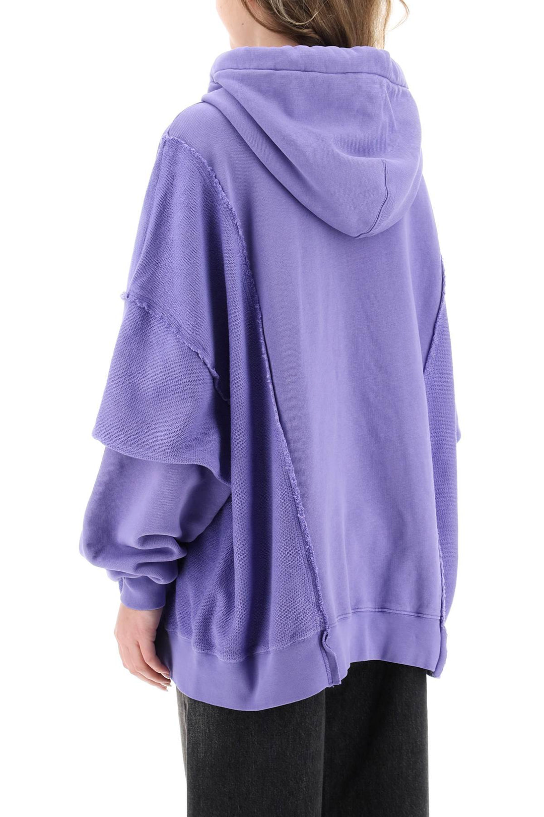 Oversized Hooded Sweatshirt - Khrisjoy - Women