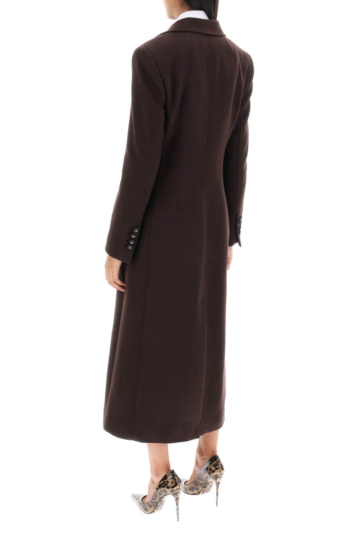 Shaped Coat In Wool And Cashmere - Dolce & Gabbana - Women