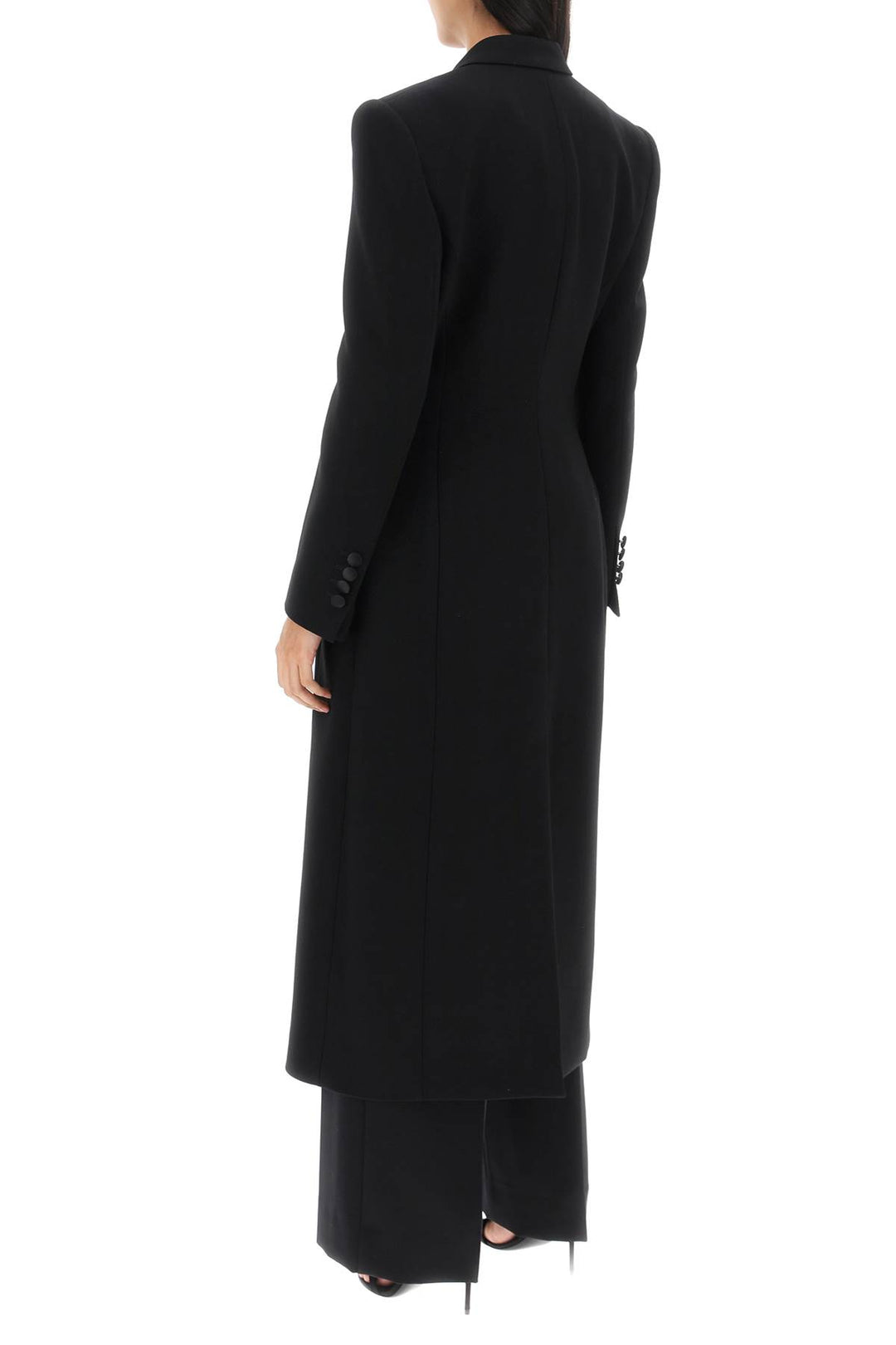 Wool Cady Shaped Coat - Dolce & Gabbana - Women