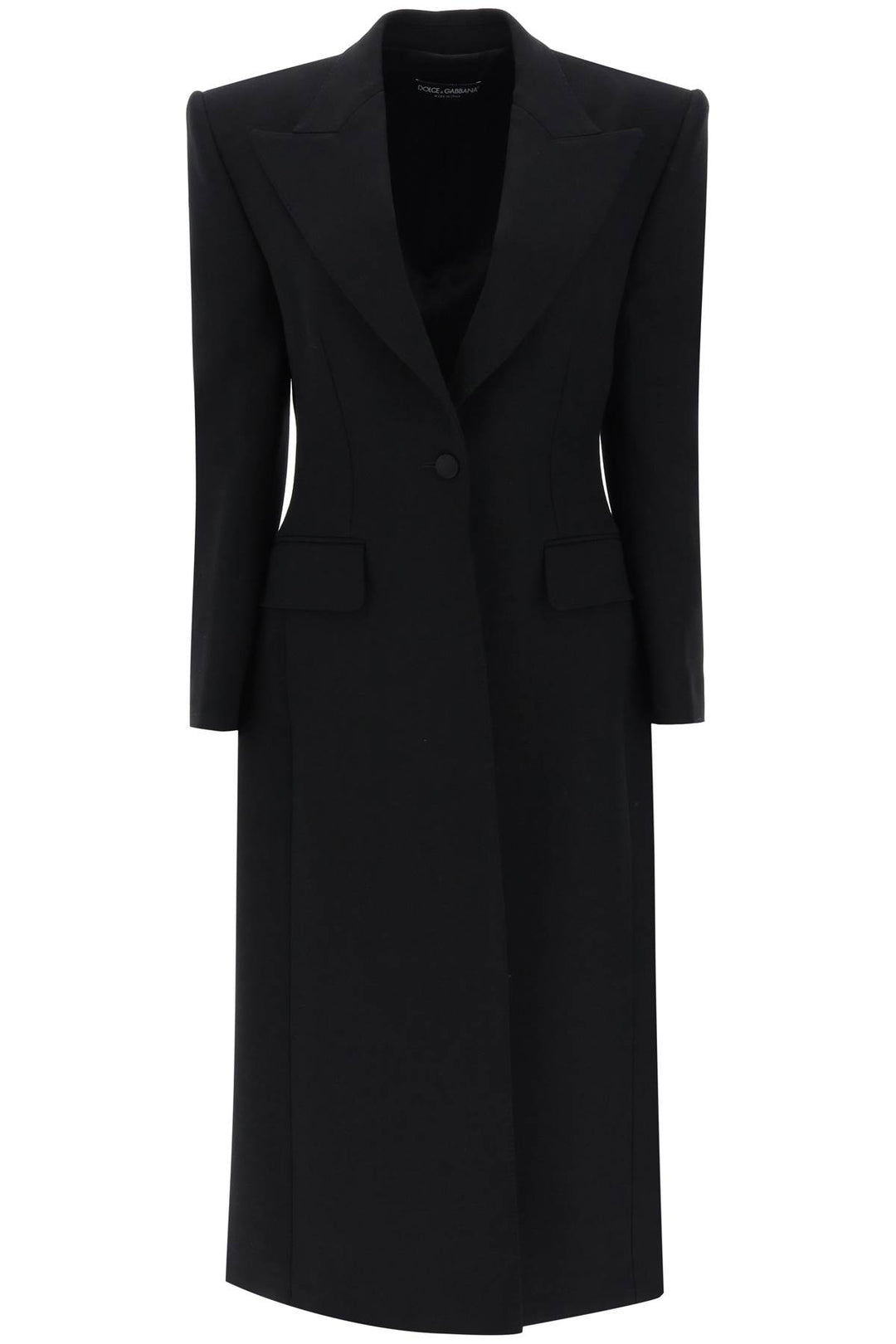 Wool Cady Shaped Coat - Dolce & Gabbana - Women