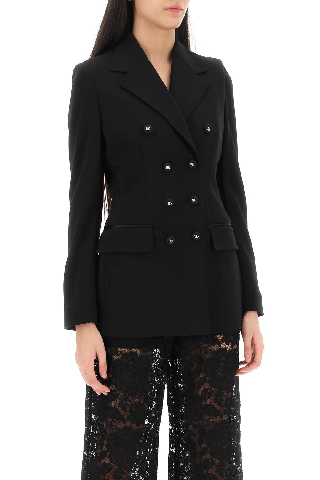 Turlington Jacket In Milano Stitch - Dolce & Gabbana - Women