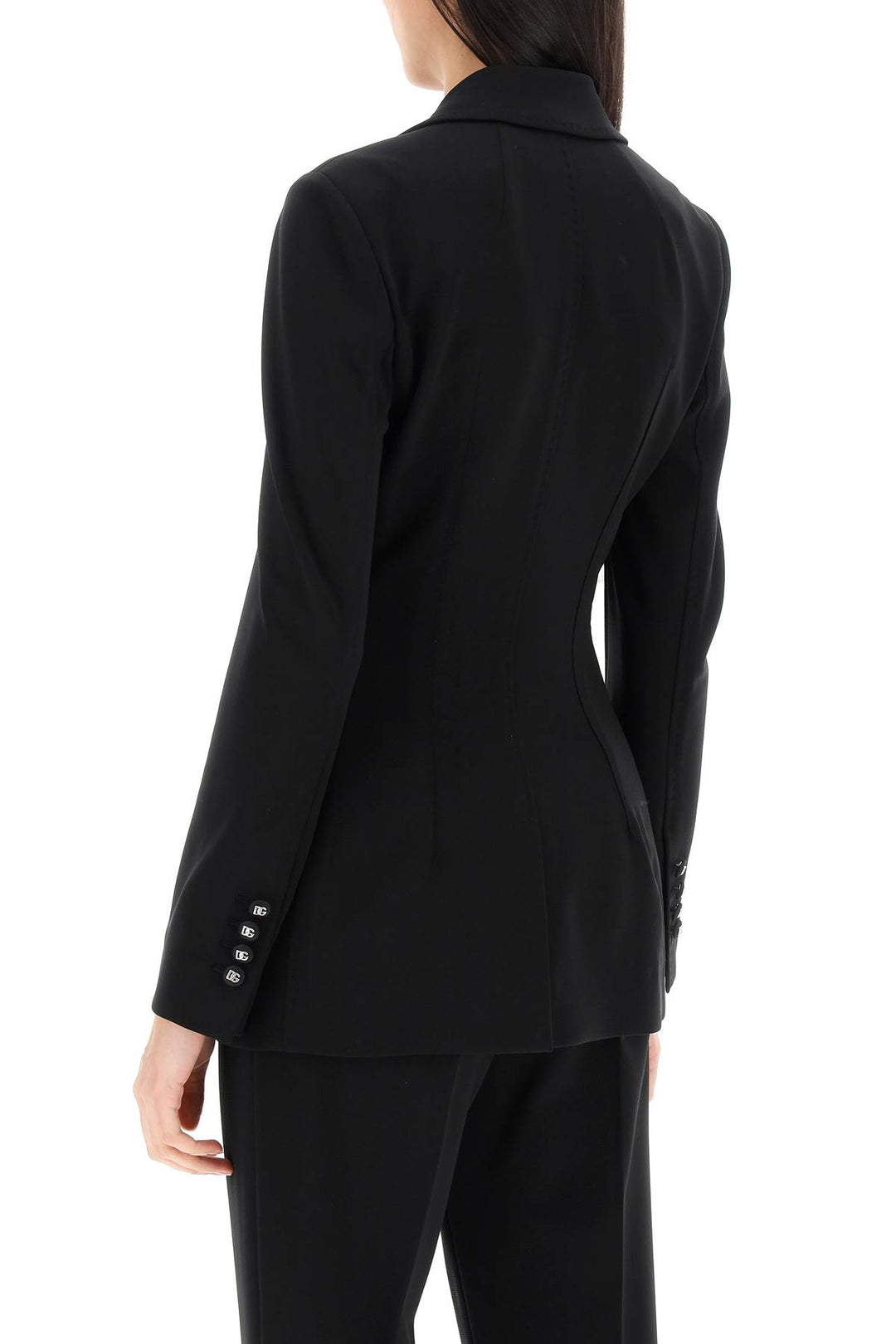 Milano Stitch Jersey Single Breasted Jacket - Dolce & Gabbana - Women