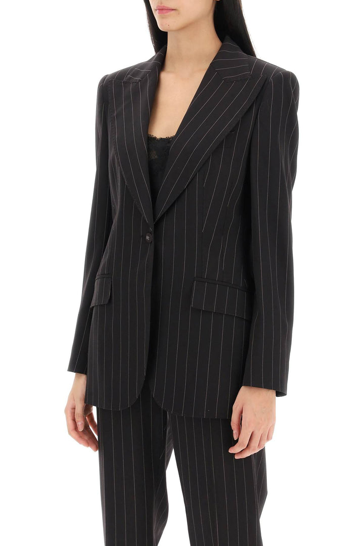 Turlington Pinstriped Jacket - Dolce & Gabbana - Women