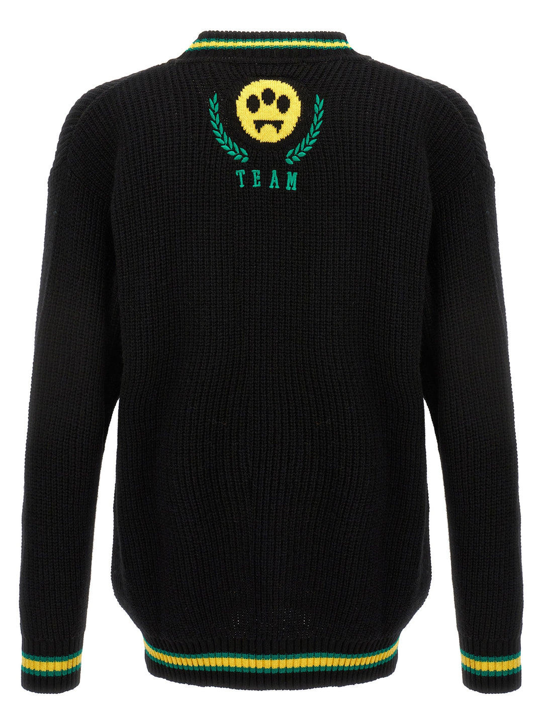 Logo Embroidery Sweater Sweater, Cardigans Black