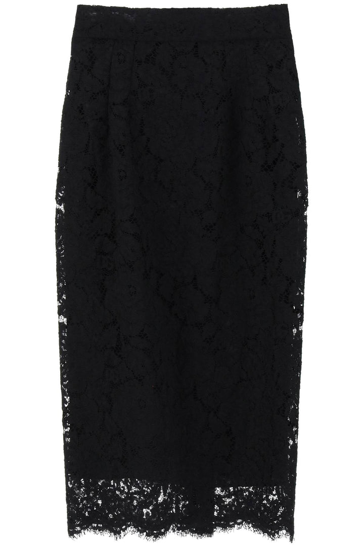 Midi Lace Pencil Skirt - Dolce & Gabbana - Women