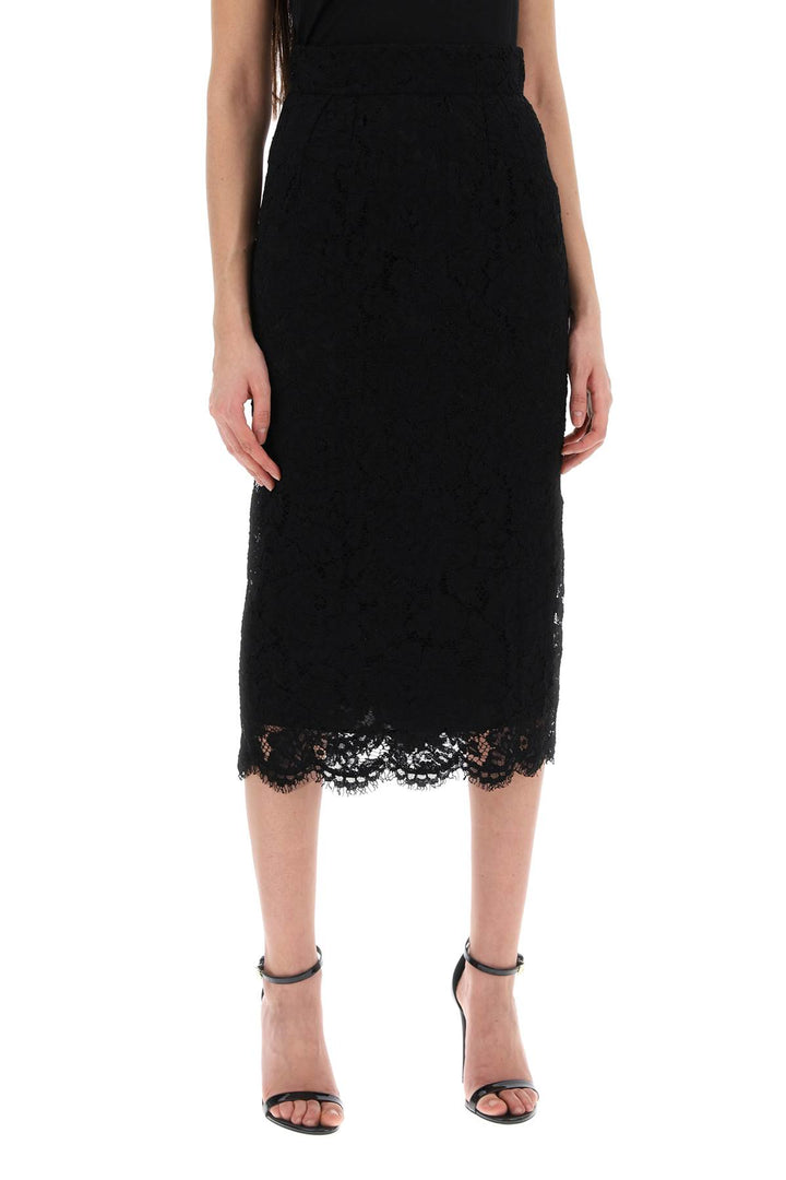 Gonna Midi In Pizzo - Dolce & Gabbana - Women