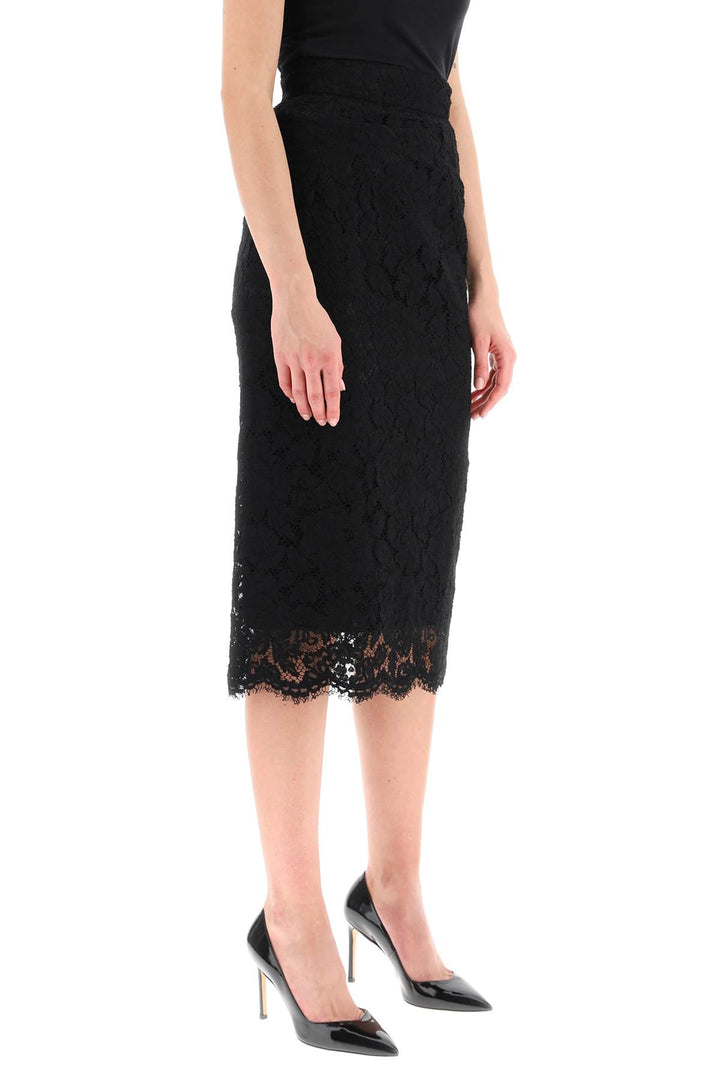 Midi Lace Pencil Skirt - Dolce & Gabbana - Women