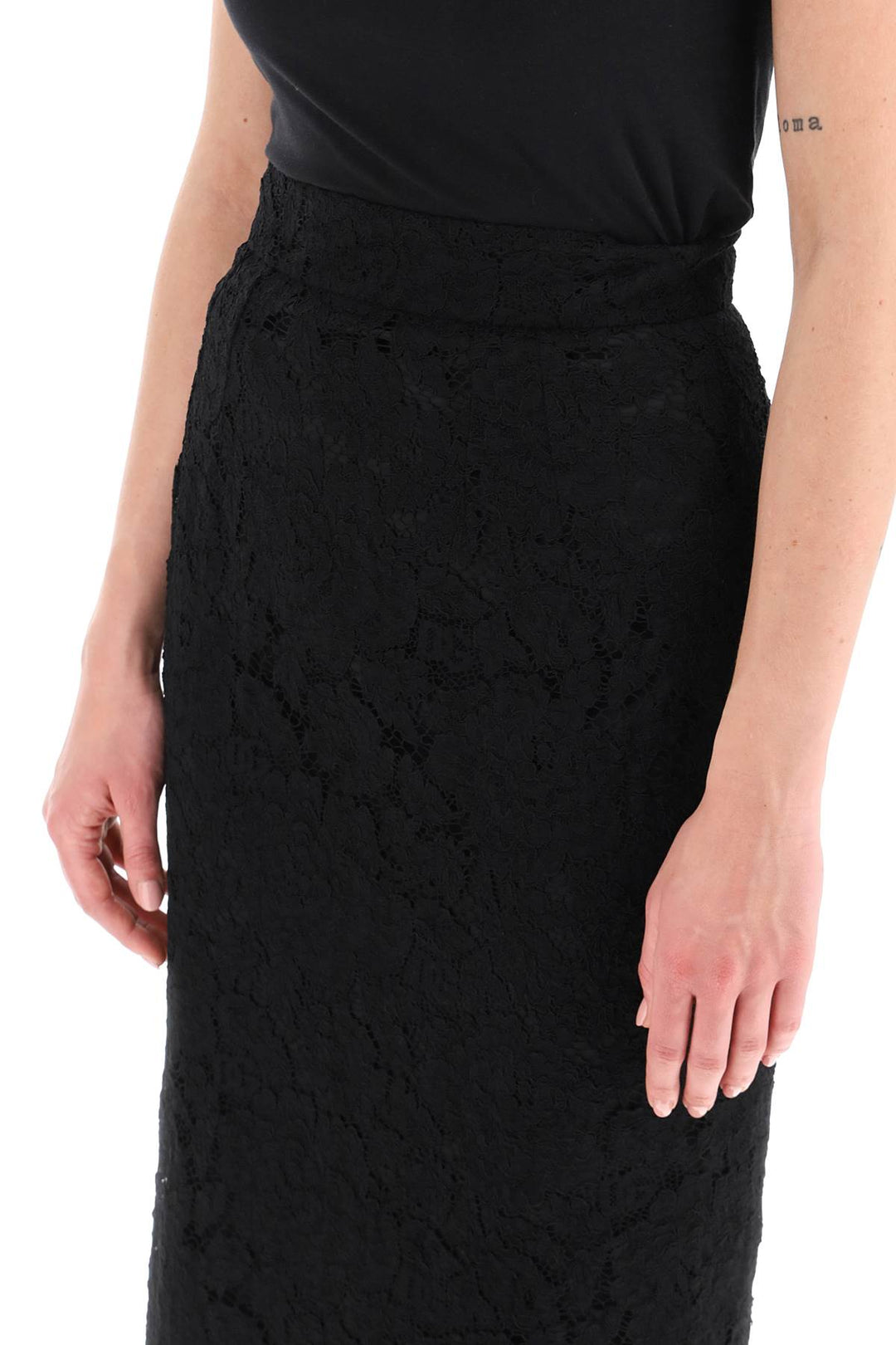 Midi Lace Pencil Skirt - Dolce & Gabbana - Women