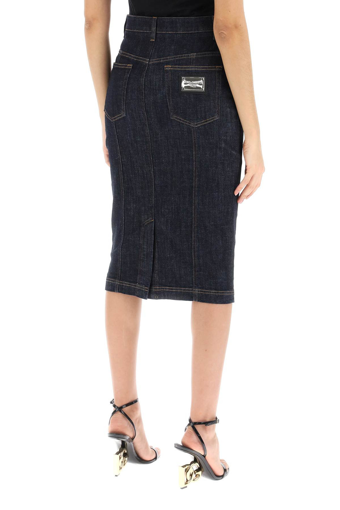 Denim Pencil Skirt - Dolce & Gabbana - Women