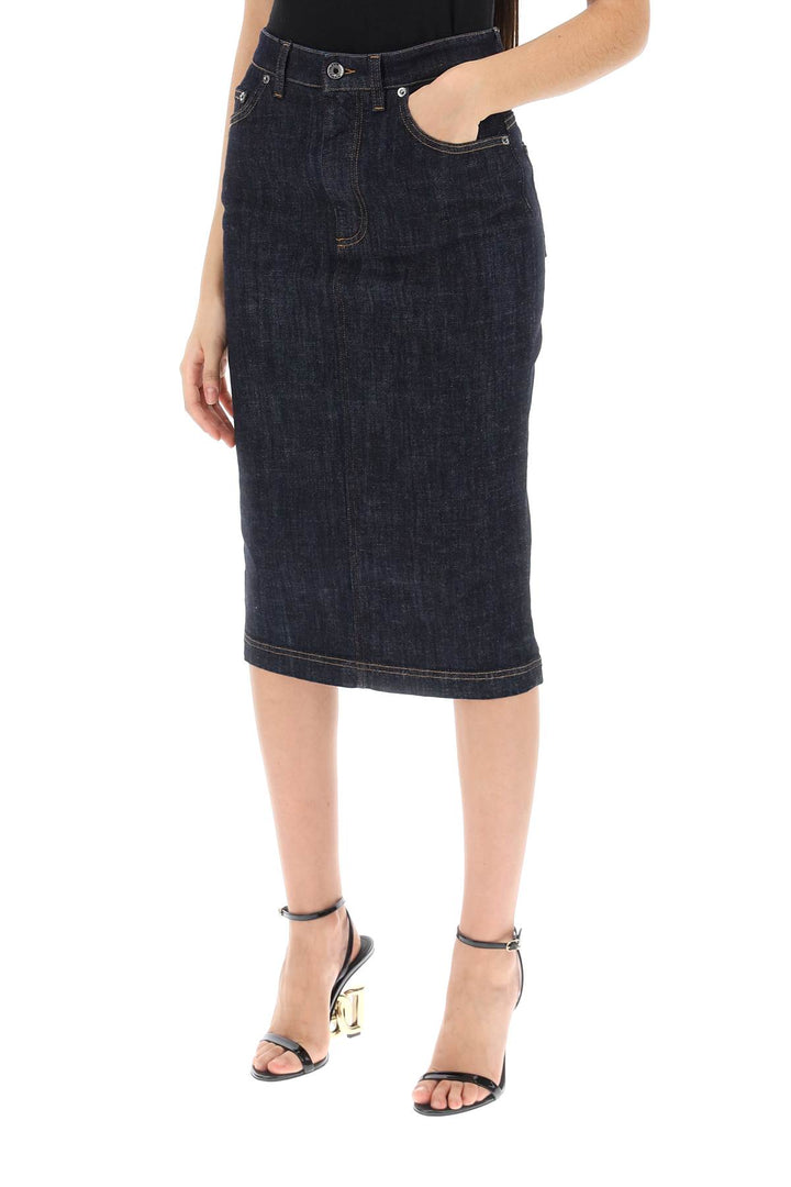 Denim Pencil Skirt - Dolce & Gabbana - Women