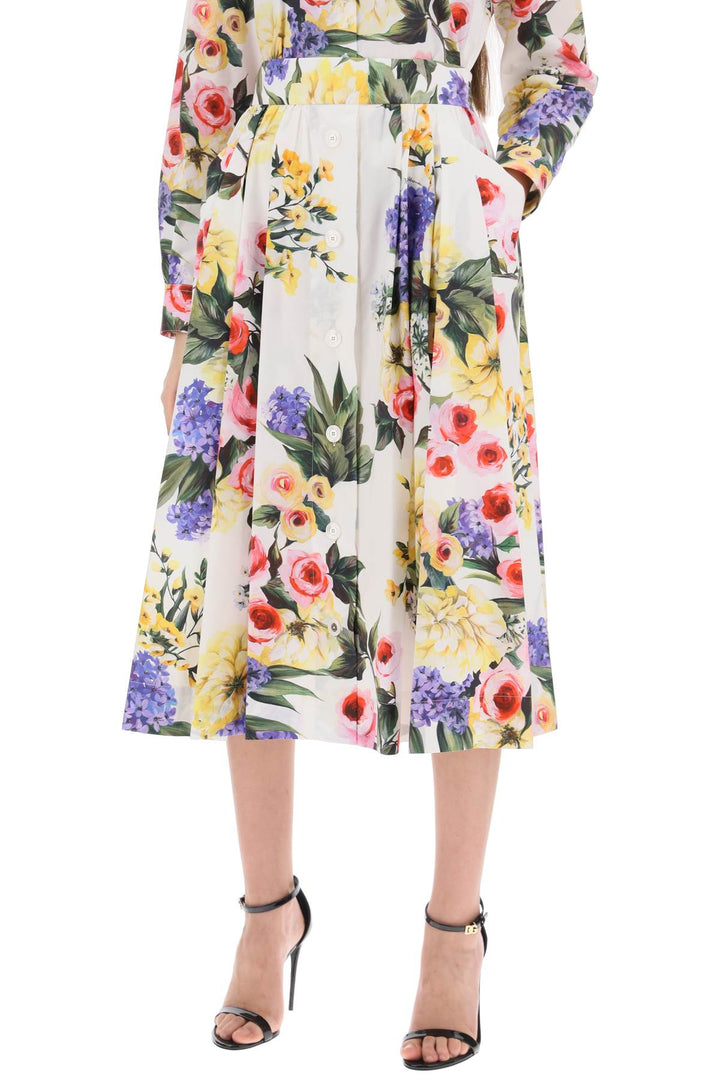 Rose Garden Circular Skirt - Dolce & Gabbana - Women